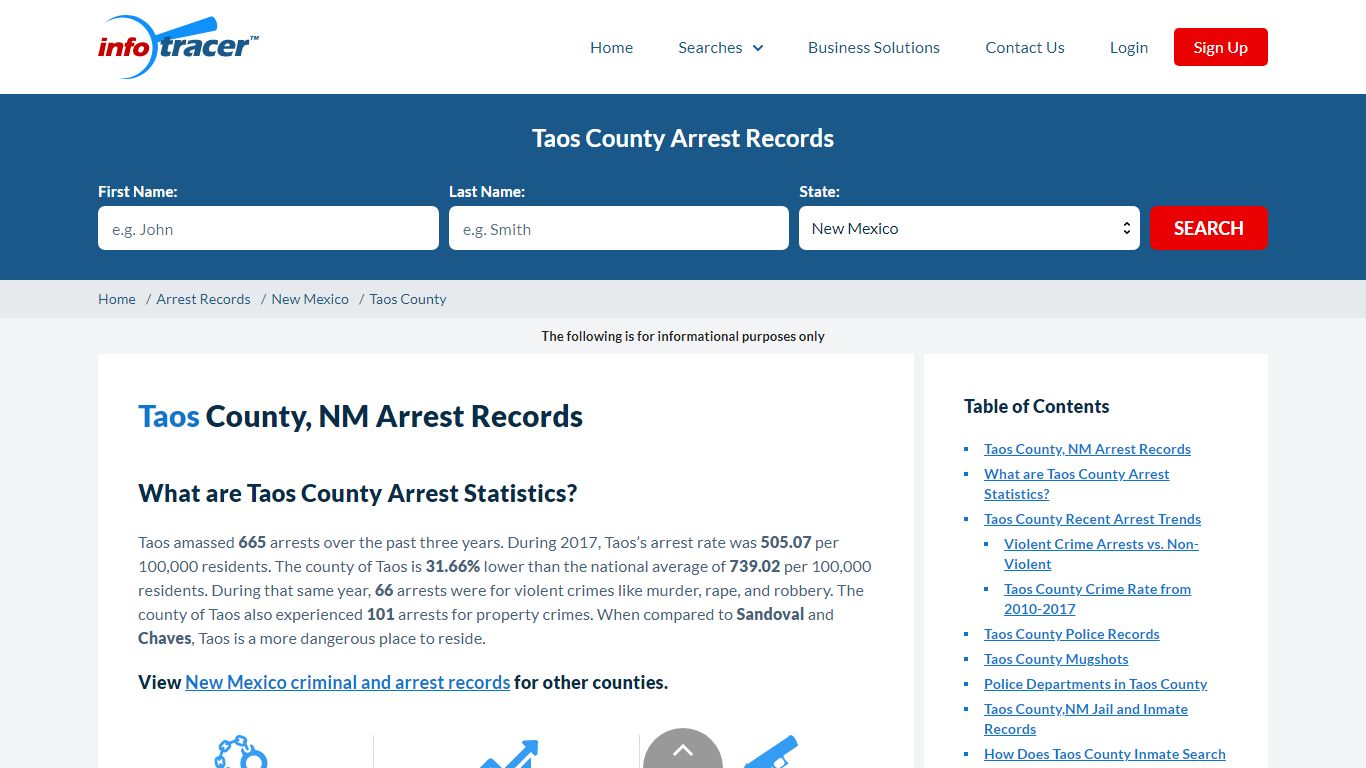 Taos County, NM Arrests, Mugshots & Jail Inmate Records - InfoTracer