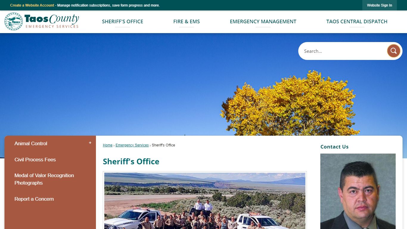 Sheriff's Office | Taos County, NM